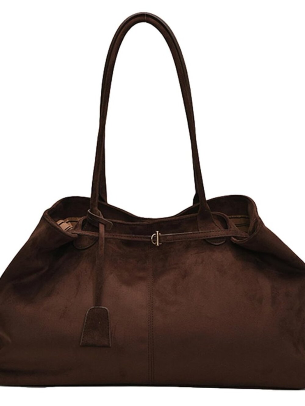 Suede Purses for Women 2025 Fall Trendy Slouchy Shoulder Bag Suede Handbags
